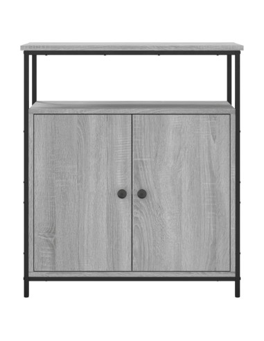 Credenza Grigio Sonoma 70x30x80 cm in Legno Multistrato