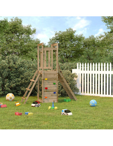 Set da Gioco da Esterno in Legno di Pino Impregnato