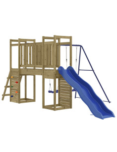 Set da Gioco da Esterno in Legno di Pino Impregnato 2