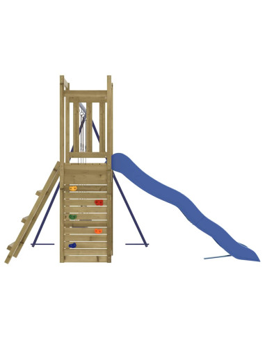 Set da Gioco da Esterno in Legno di Pino Impregnato