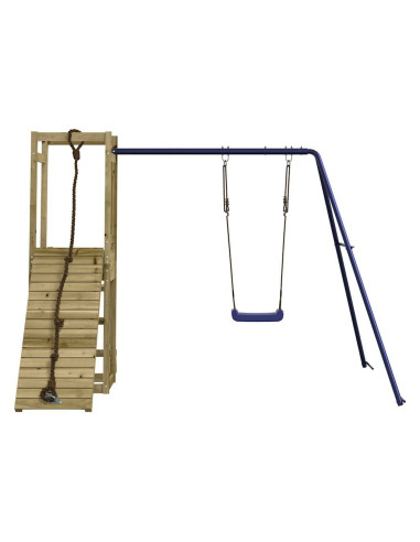 Set da Gioco da Esterno in Legno di Pino Impregnato