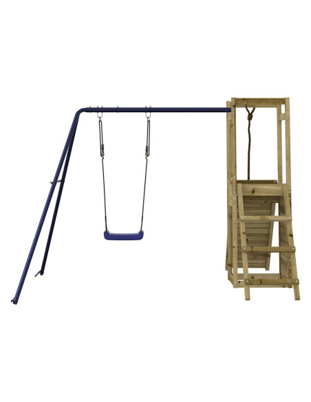 Set da Gioco da Esterno in Legno di Pino Impregnato