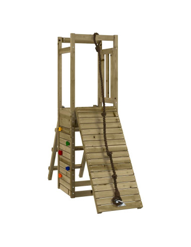 Set da Gioco da Esterno in Legno di Pino Impregnato