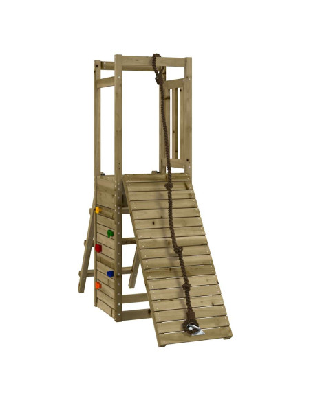 Set da Gioco da Esterno in Legno di Pino Impregnato