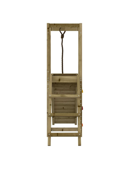 Set da Gioco da Esterno in Legno di Pino Impregnato