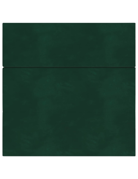 Divano Letto Pieghevole 200 x 67 x 45 cm Verde Scuro
