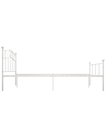 Giroletto Bianco in Metallo 120x200 cm