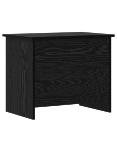 Cassa di stoccaggio Rovere Nero 60 x 40 x 50 cm
