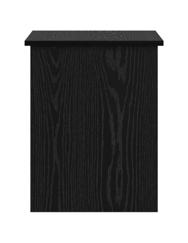 Cassa di stoccaggio Rovere Nero 60 x 40 x 50 cm