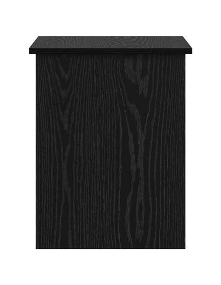 Cassa di stoccaggio Rovere Nero 60 x 40 x 50 cm
