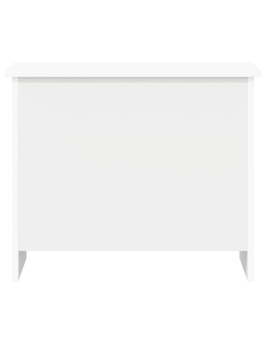 Cassa di stoccaggio Bianco 60 x 40 x 50 cm Legno ingegnerizzato