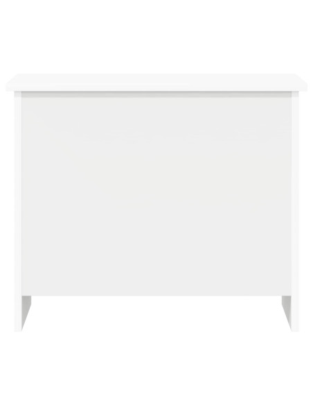 Cassa di stoccaggio Bianco 60 x 40 x 50 cm Legno ingegnerizzato
