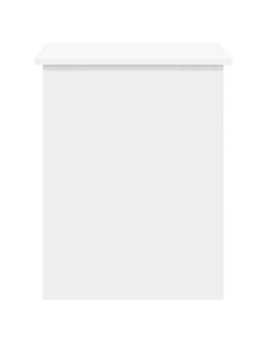 Cassa di stoccaggio Bianco 60 x 40 x 50 cm Legno ingegnerizzato