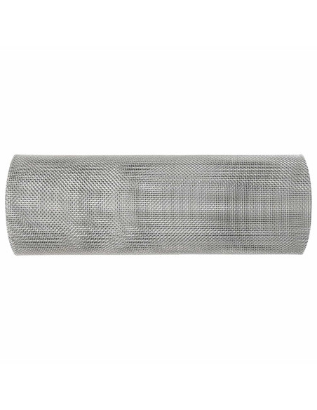 Rete per schermatura 20 x 1000 cm 18 Mesh Argento