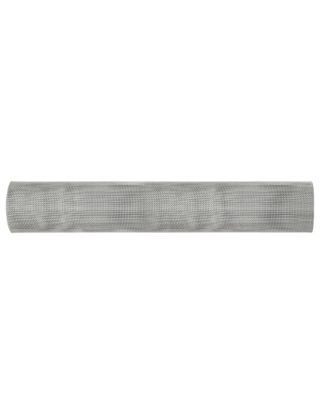 Rete per schermatura 40 x 500 cm 18 Mesh Argento