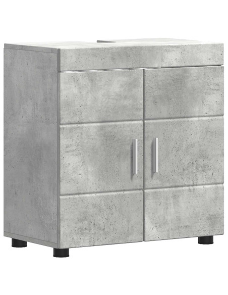 Set di Armadi da Bagno TULUM Grigio cemento 60 x 34 x 63 cm