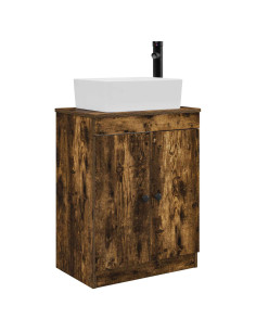 Mobile da bagno con lavabo Rovere Fumo 54 x 35 x 83 cm