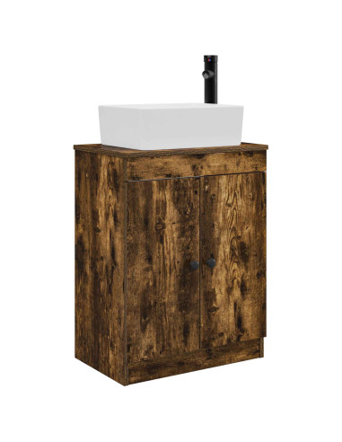 Mobile da bagno con lavabo Rovere Fumo 54 x 35 x 83 cm