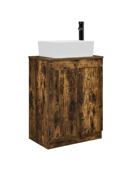 Mobile da bagno con lavabo Rovere Fumo 54 x 35 x 83 cm