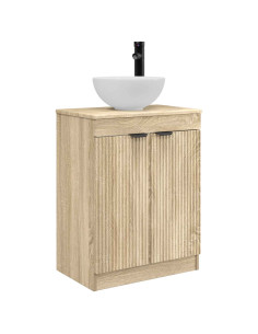 Mobile da bagno con lavabo Rovere Sonoma 54 x 35 x 83 cm