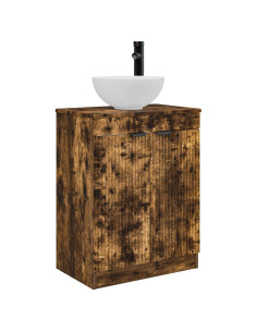Mobile da bagno con lavabo Rovere Fumo 54 x 35 x 83 cm