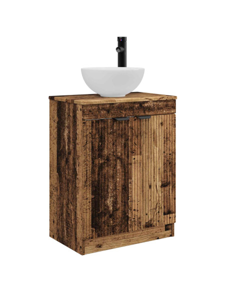 Mobile da bagno con lavabo Legno antico 54 x 35 x 83 cm