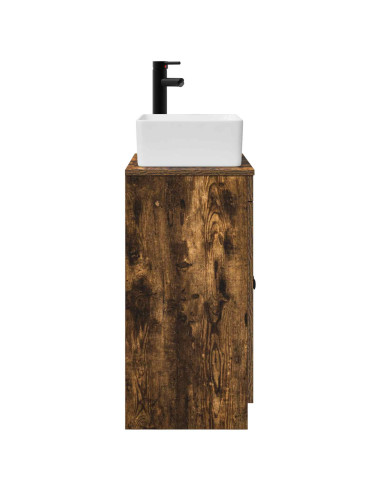 Mobile da bagno con lavabo Rovere Fumo 54 x 35 x 83 cm