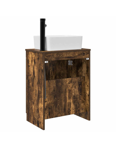 Mobile da bagno con lavabo Rovere Fumo 54 x 35 x 83 cm