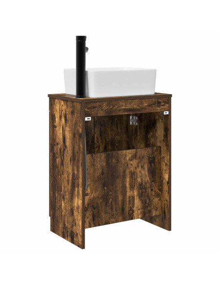 Mobile da bagno con lavabo Rovere Fumo 54 x 35 x 83 cm
