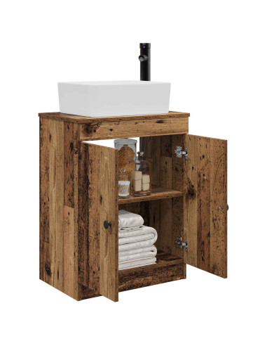 Mobile da bagno con lavabo Legno antico 54 x 35 x 83 cm