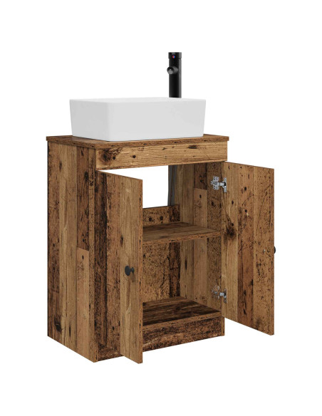Mobile da bagno con lavabo Legno antico 54 x 35 x 83 cm