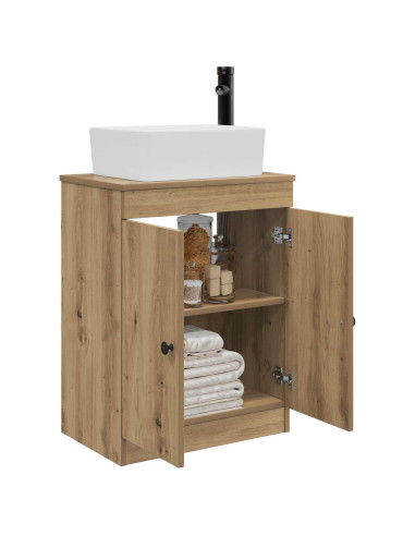 Mobile da bagno con lavabo Rovere Artigianale 54 x 35 x 83 cm