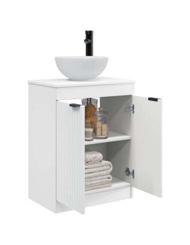 Mobile da bagno con lavabo Bianco 54 x 35 x 83 cm