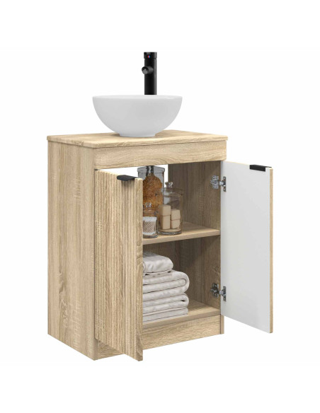 Mobile da bagno con lavabo Rovere Sonoma 54 x 35 x 83 cm