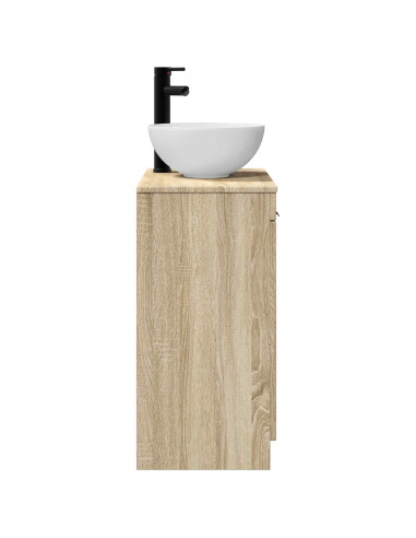 Mobile da bagno con lavabo Rovere Sonoma 54 x 35 x 83 cm