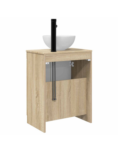 Mobile da bagno con lavabo Rovere Sonoma 54 x 35 x 83 cm