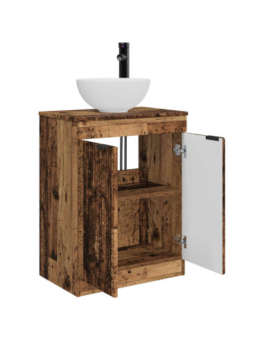 Mobile da bagno con lavabo Legno antico 54 x 35 x 83 cm