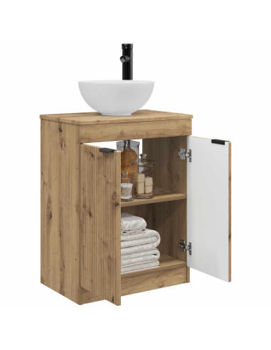 Mobile da bagno con lavabo Rovere Artigianale 54 x 35 x 83 cm