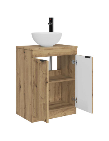 Mobile da bagno con lavabo Rovere Artigianale 54 x 35 x 83 cm