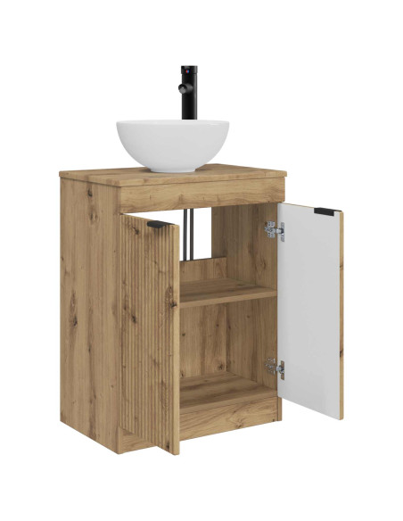 Mobile da bagno con lavabo Rovere Artigianale 54 x 35 x 83 cm