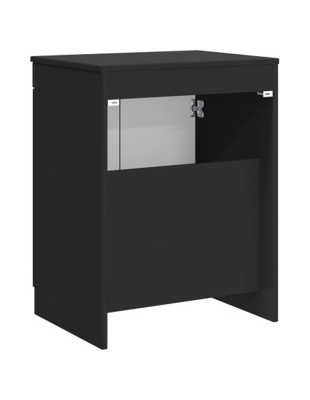 Mobile da Bagno Nero 54 x 41 x 70 cm Legno ingegnerizzato