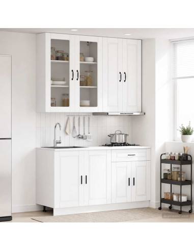 Unità Cucina PORTO 4 pcs Bianco Legno ingegnerizzato
