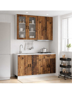 Unità Cucina PORTO 4 pcs Legno antico Legno ingegnerizzato