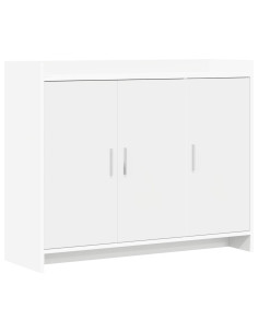 Credenza Bianco 98,5 x 33 x 80 cm Legno ingegnerizzato