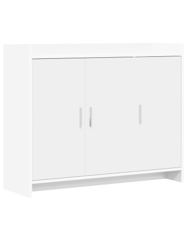 Credenza Bianco 98,5 x 33 x 80 cm Legno ingegnerizzato