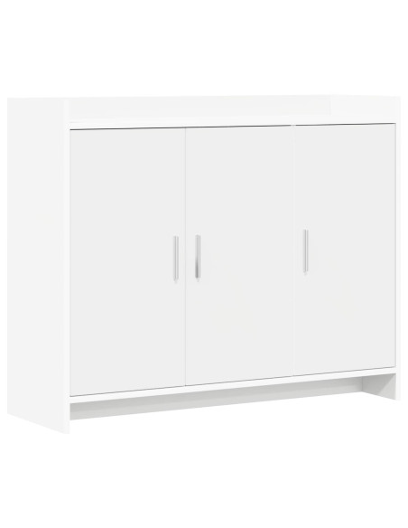 Credenza Bianco 98,5 x 33 x 80 cm Legno ingegnerizzato