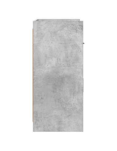 Credenza Grigio Cemento 75 x 36 x 80 cm Legno ingegnerizzato