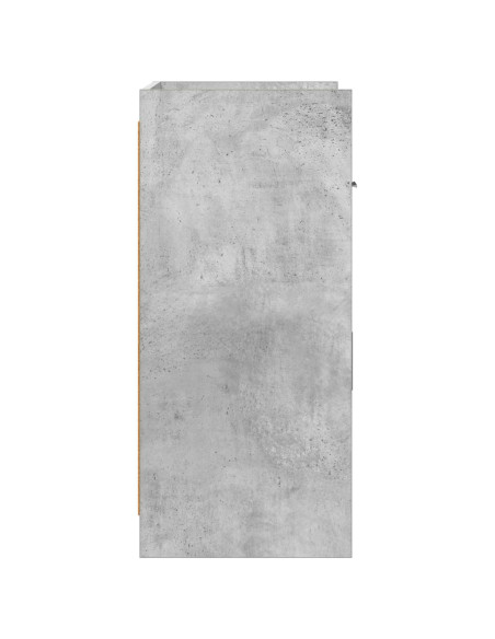 Credenza Grigio Cemento 75 x 36 x 80 cm Legno ingegnerizzato