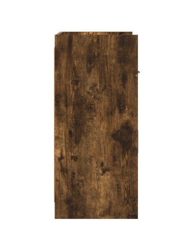 Credenza Rovere Fumo 75 x 36 x 80 cm Legno ingegnerizzato
