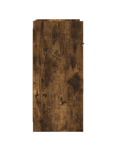 Credenza Rovere Fumo 75 x 36 x 80 cm Legno ingegnerizzato